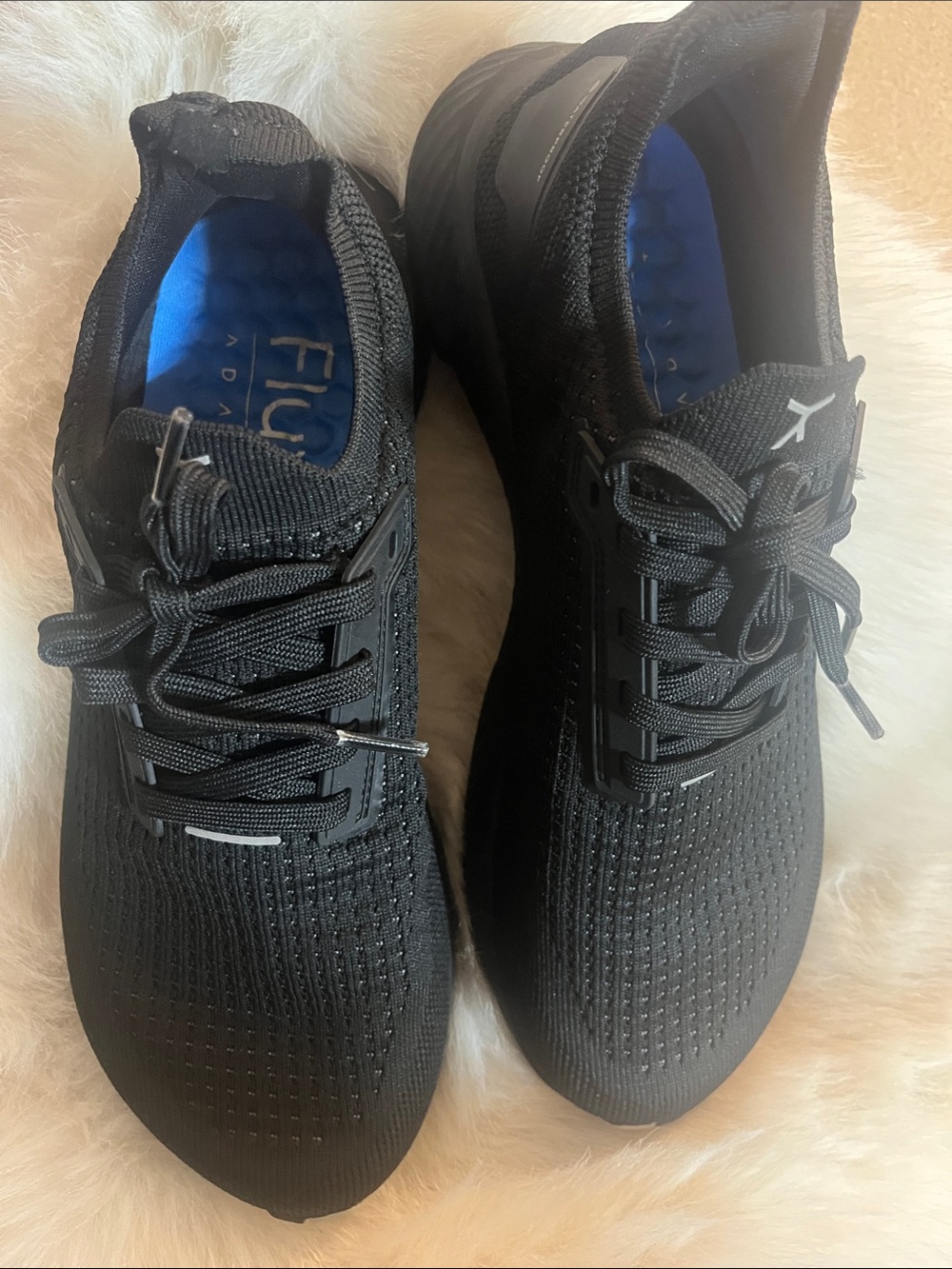 Black Women's Knit Athletic Sneakers - Unbranded
